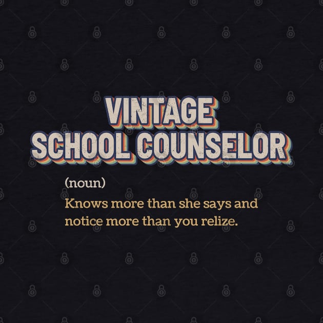 Vintage School Counselor - Vintage Color by Can Photo